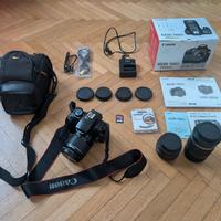 canon 1100D con custodia e 3 obiettivi 