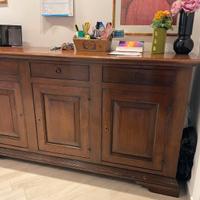 credenza stile classico in noce massello 