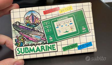 Vintage Mini Arcade Submarine LCD Game anni '80