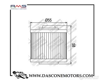Filtro Olio Champion COF045 Yamaha Monocilindrici
