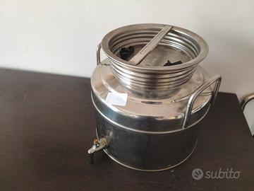 fusto in acciaio inox  10 litri