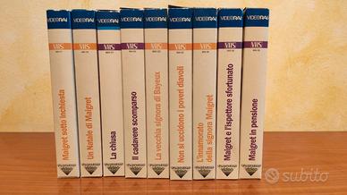 Videocassette VHS commissario Maigret