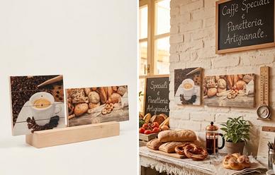 Set quadretti shabby chic cucina