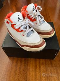 Air Jordan 3 Retro bambini taglia 29.5