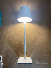 Lampada da tavolo LED ricaricabile – bianca