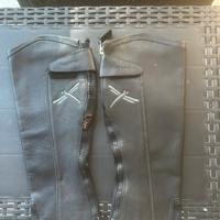 Ghette da equitazione in pelle nere