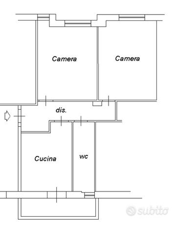 Appartamento di 3 vani