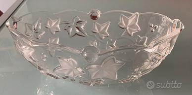 FRUTTIERA CENTROTAVOLA IN VETRO ANNI '70