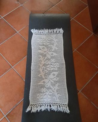 Coppia Runner da tavolo uncinetto cotone