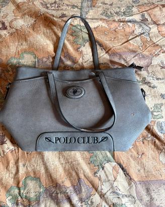 Borsa Donna Polo Club a Tracolla e Manici