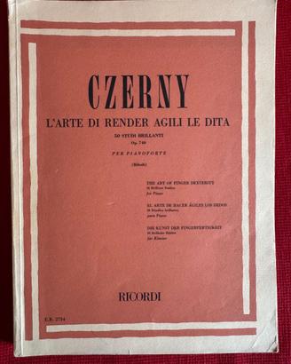 Czerny L'arte di rendere agili le dita