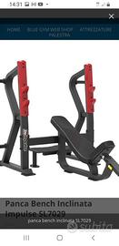 panca piana e inclinata nuova