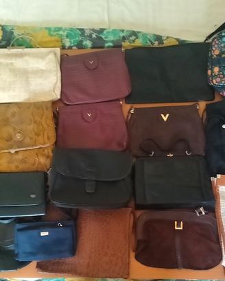 Borse vintage di vario tipo tracolla beauty case