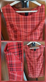 Vestito smanicato fattura sartoriale tg 44 ved.des