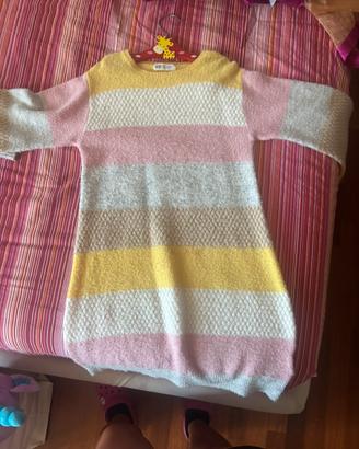 Vestito maglia ragazza