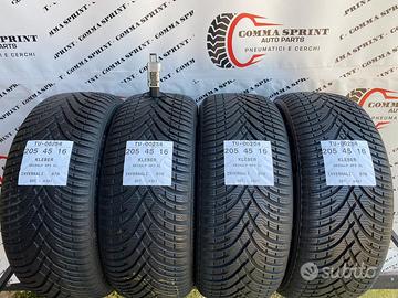 4 pneumatici 205/45 r16 kleber invernali seminuove