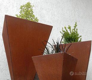 vasi in corten 