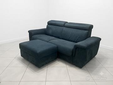 Divano letto 3 posti con pouf contenitore