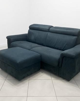Divano letto 3 posti con pouf contenitore