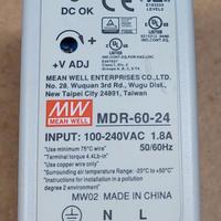 Alimentatore MEAN WELL MDR-60-24