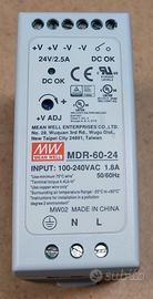 Alimentatore MEAN WELL MDR-60-24