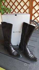 Stivali FRAU in pelle nera n. 40