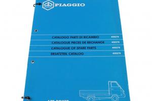 Catalogo parti di ricambio Piaggio Ape Poker
