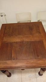 Tavolo tedesco in legno massello