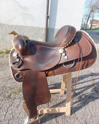 Sella cleburne da reining