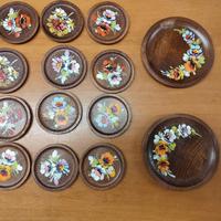 12 sotto bicchieri e 2 sotto bottiglie