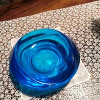 Svuotatasche vintage vetro di MURANO blu