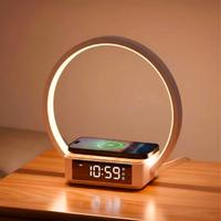 lampada con ricaricatore wireless 