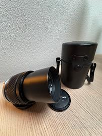 Olympus OM Zuiko 135mm f3.5 con bauletto