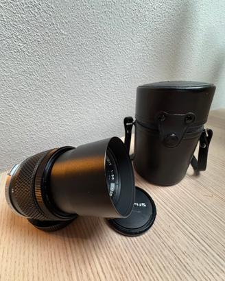 Olympus OM Zuiko 135mm f3.5 con bauletto