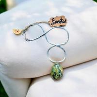 Collana con Pietra Naturale Minerale “Foresta”