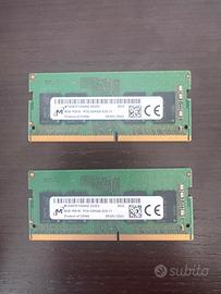 Coppia memoria ram da 16gb 2 moduli da 8gb