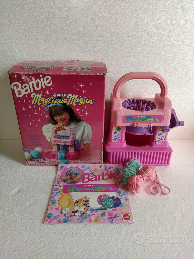 Barbie Super Maglieria Magica Mattel gioco vintage - Tutto per i bambini In  vendita a Brescia