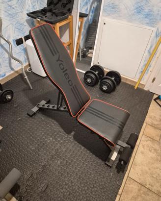 Panca per palestra reclinabile