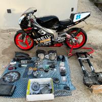 Aprilia RS 125 + molti ricambi SP sport production