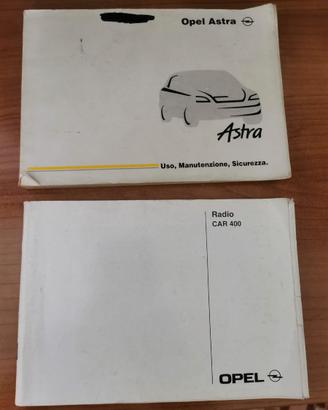 Manuali Uso Originali Opel Astra G +Radio CAR 400
