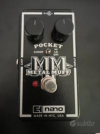 Pedale chitarra Metal Muff pocket