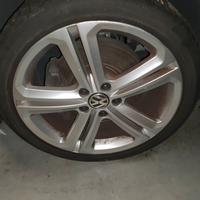 4 Cerchi in lega 18 pollici VW Golf R-Line + gomme