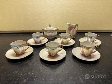 Servizio da Caffè/Tè Vintage in Porcellana