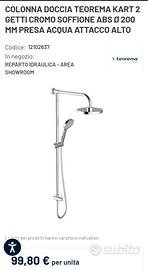 Colonna doccia Teorema NUOVA ancora imballata 