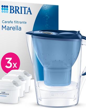 BRITA caraffa filtrante MAXTRA Marella, 3x filtri