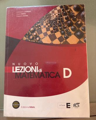 Nuovo lezioni di matematica D Edizione Mista