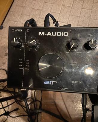 Scheda Audio USB M-Audio AIR 192|4 per Home Studio