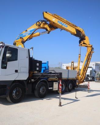 IVECO EUROSTAR 420 CASSONE FISSO GRU EFFER E CES