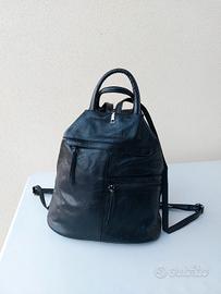zainetto/ borsa nera similpelle