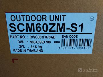 SCM60ZM-S1 R410 U.I. CLIMATIZZATORE MITSUBISHI